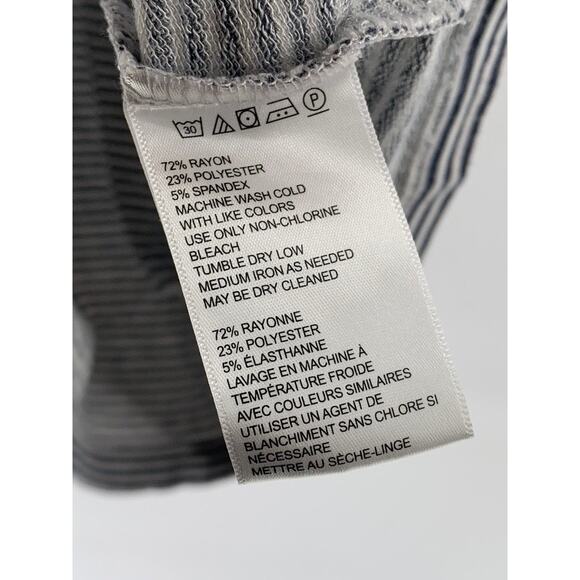 URBAN OUTFITTERS Women's Blue-White Striped Straight-Neck Bodycon Dress SZ XS - Picture 10 of 12